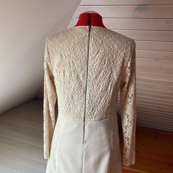 Anthropologie Cream Lace Dress Plenty by Tracy Reese - Picture 5 of 12
